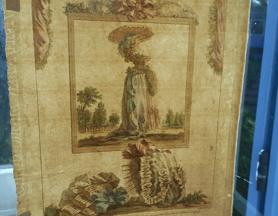 estampe des modes et costumes français 1778 – 1787 – 18ème ou 19ème ?