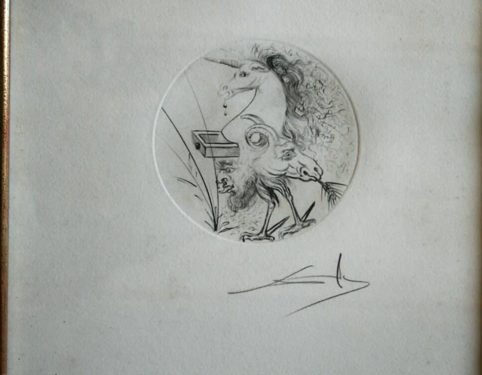 Gravure Dali signée et numérotée