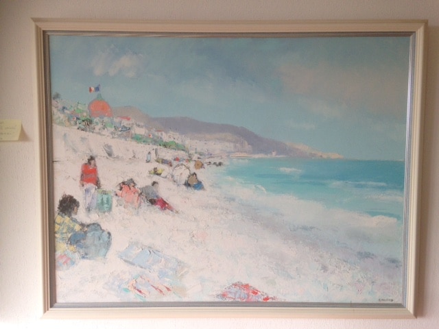 Peinture Tableau, Pastel: Huile sur toile signée Georges Roundneff