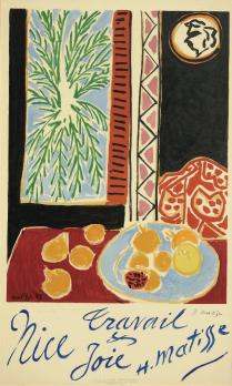 Affiche signee Henri Matisse