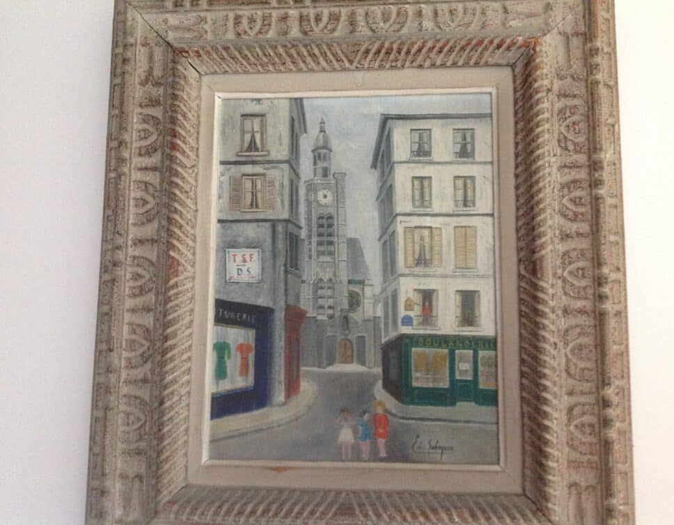 Peinture Tableau, Pastel: Peinture de rue de Paris début XXe