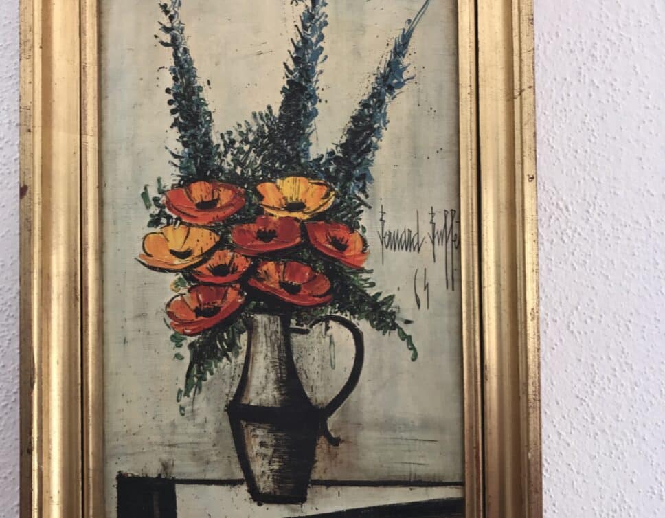 Peinture Tableau, Pastel: Fleurs dans pots