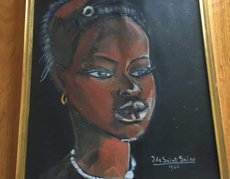 Peinture Tableau, Pastel: Tableau femme africaine