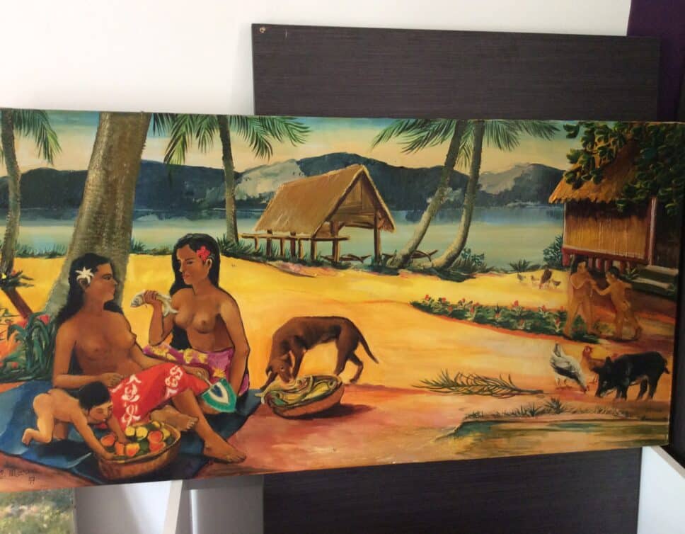 Peinture Tableau, Pastel: Tahiti