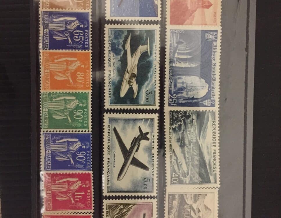 Plaquette de timbres