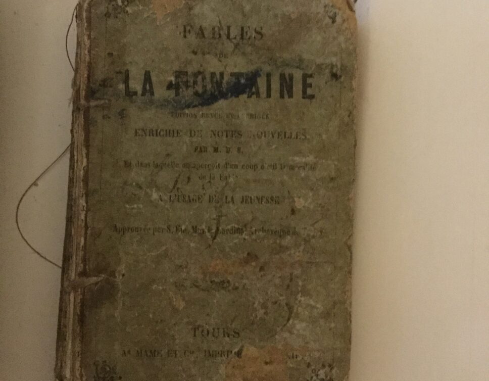 Estimation Livre, manuscrit: Livre de jean de La Fontaine