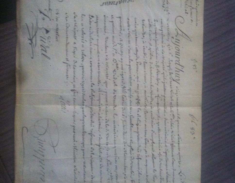Estimation Livre, manuscrit: Document signe Louis XVI