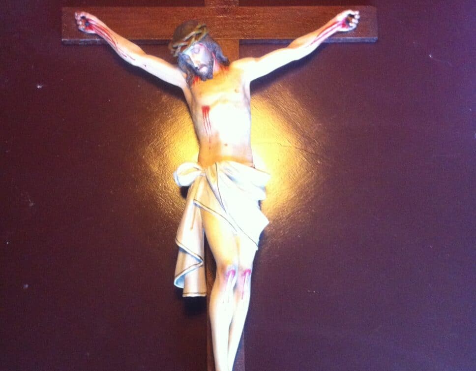 Crucifix en boix