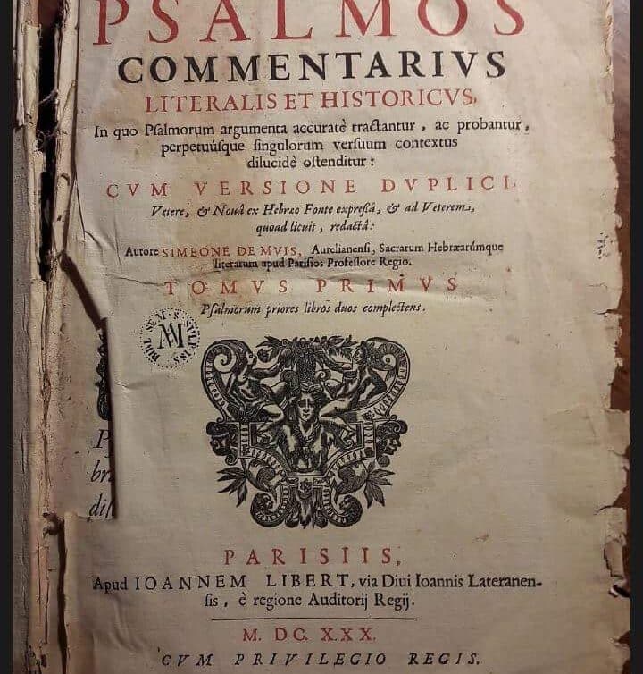 Estimation Livre, manuscrit: Livre de 1630