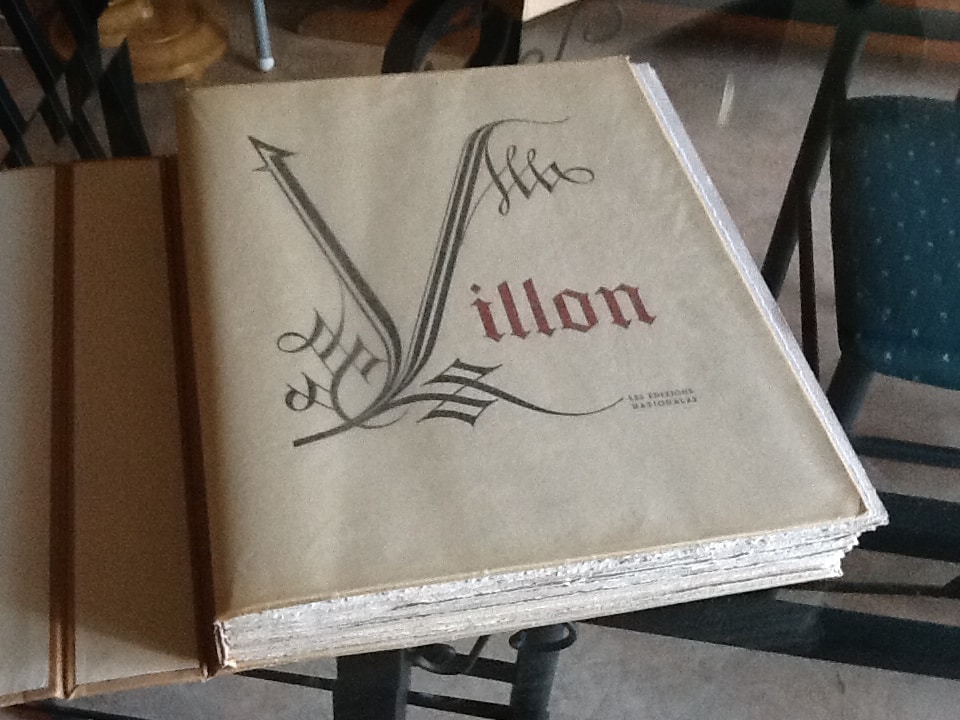 Estimation Livre, manuscrit: francois villon