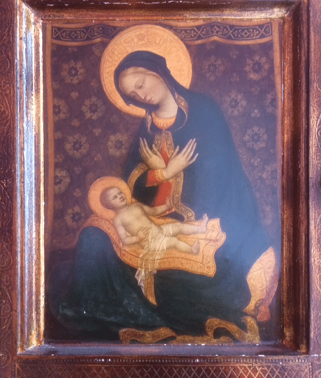 Peinture Tableau, Pastel: tableau Madonna col figlio
