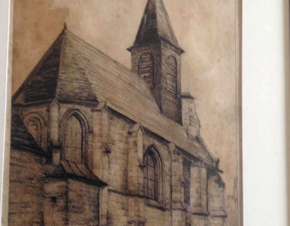 Peinture Tableau, Pastel: Églises