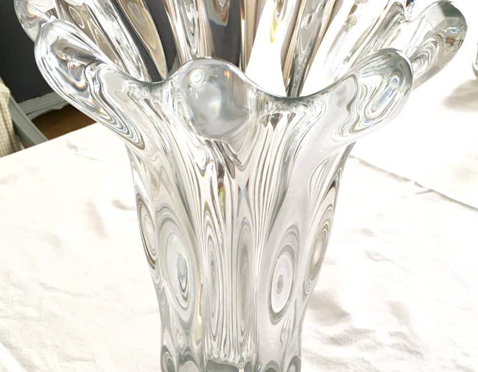 Vase en cristal Grobe Art Vannes