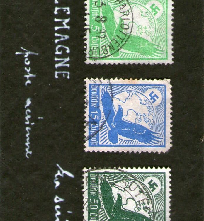 timbre poste aerienne allemande