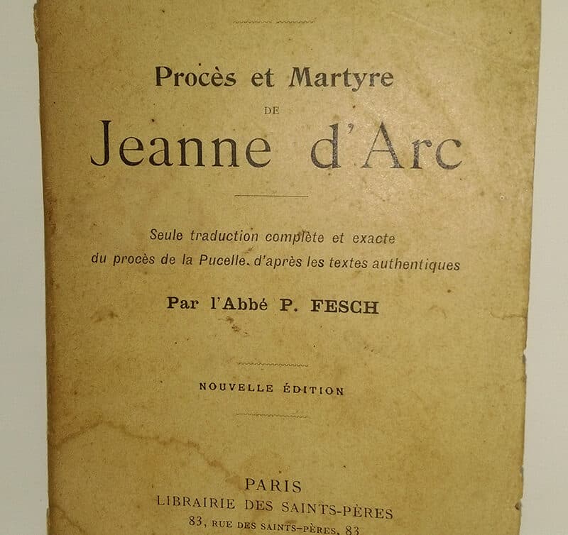 Estimation Livre, manuscrit: Jeanne D’arc