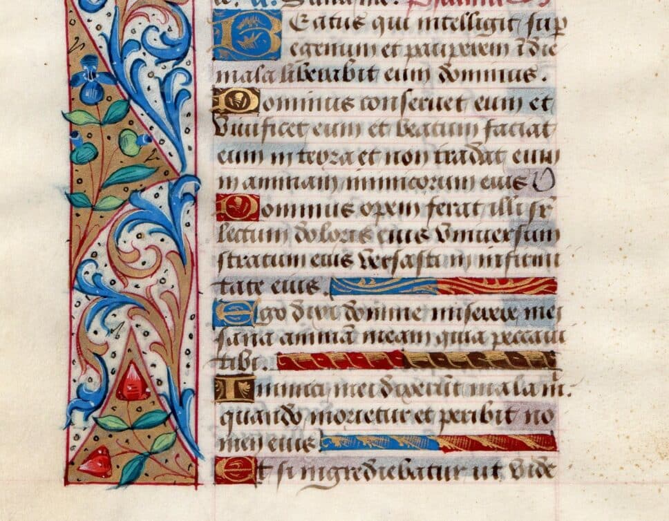 Estimation Livre, manuscrit: Parchemin du XV°s?