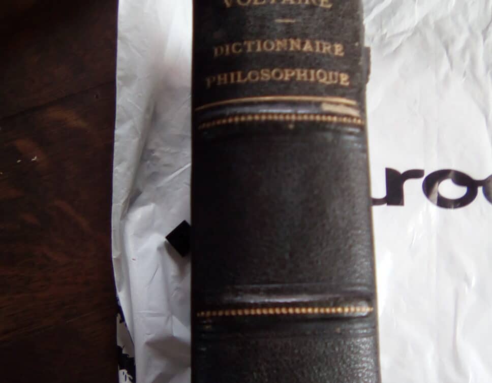 dictionnaire philosophique par voltaire 1838