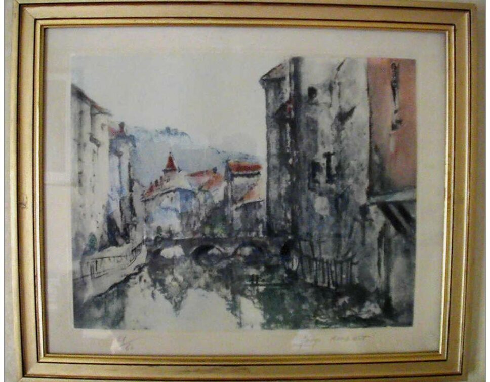 oeuvre lytho-aquarelle Georges ROAULT