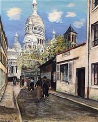 Peinture Tableau, Pastel: tableau de Maurice Utrillo