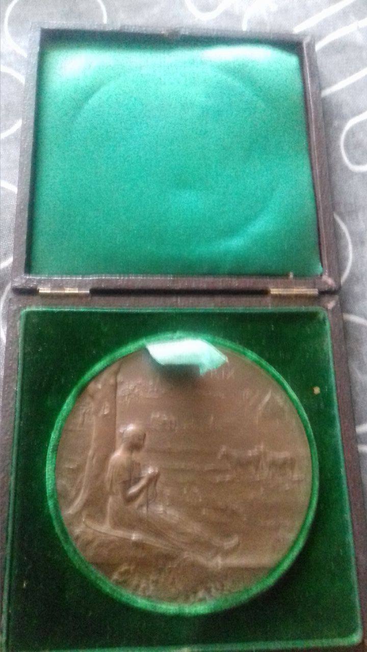 medaille exposition nationale et coloniale de rouen