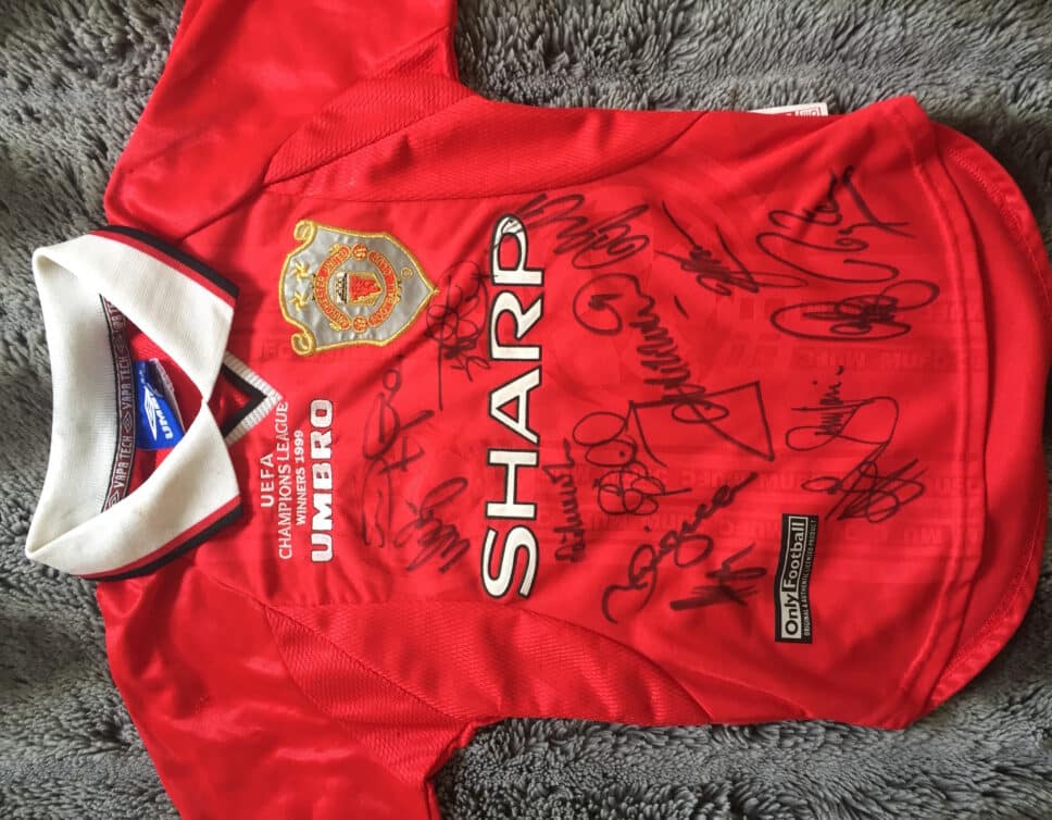 manchester united maillot 1999