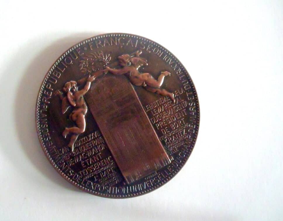 médaille exposition universelle 1878