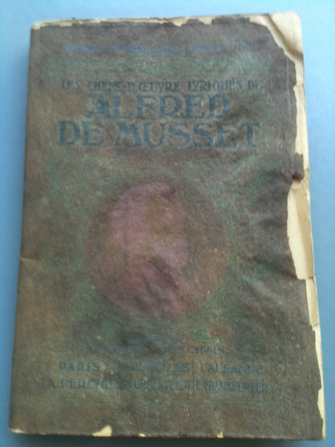 Estimation Livre, manuscrit: livre Alfred de Musset