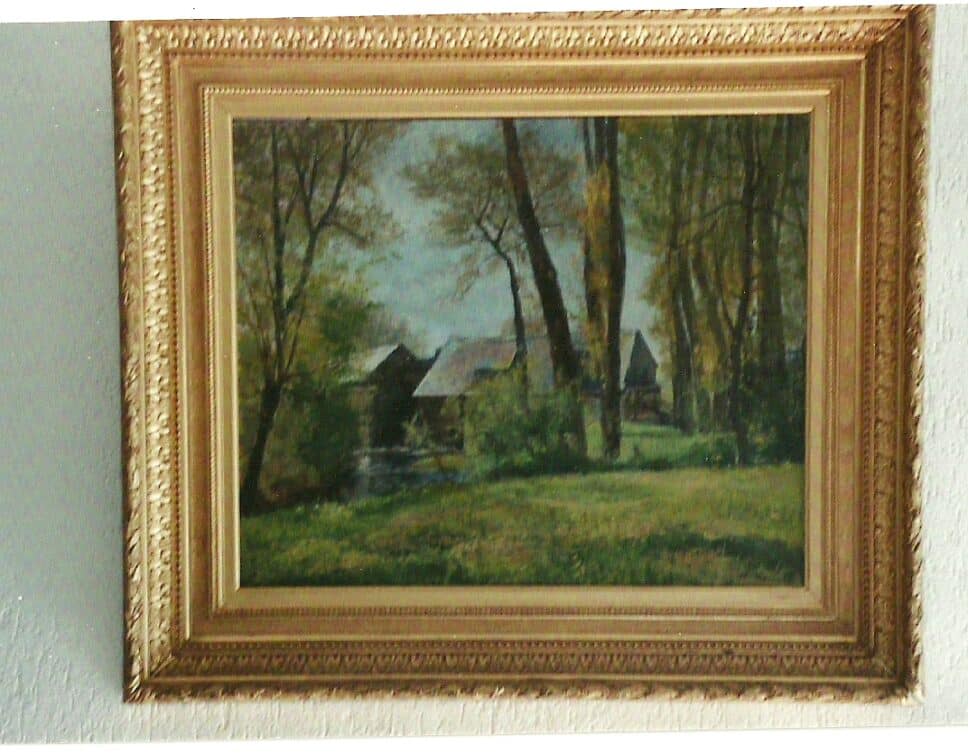 Peinture Tableau, Pastel: huile sur toile signée Henri ROUART en bas à droite -en noir