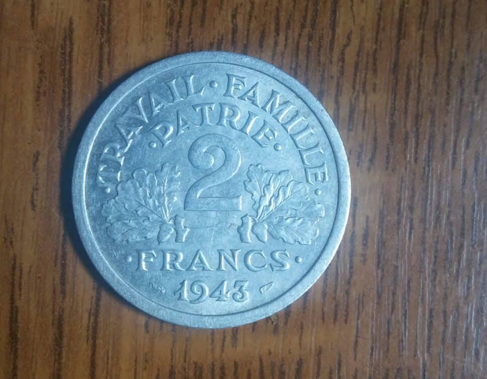 piece de  2 francs francisque