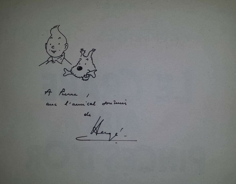 Dédicace Tintin