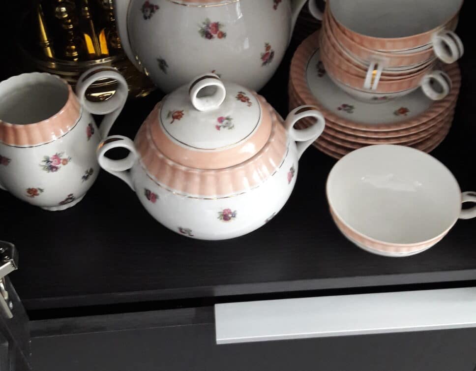 service à thé porcelaine de Limoges (France)