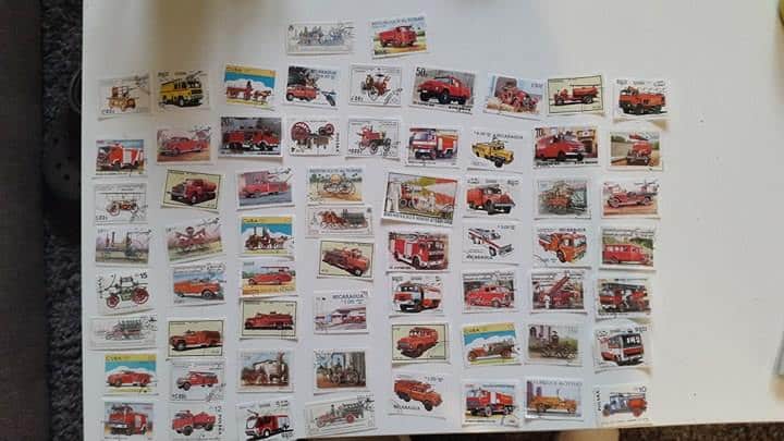 collection de timbres évolution des voitures