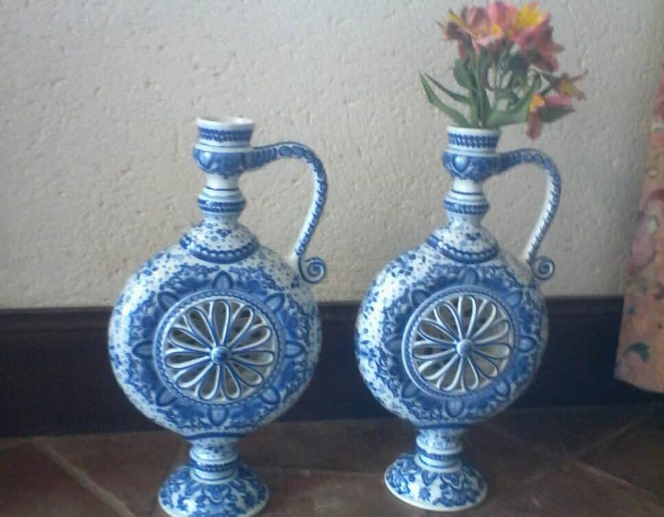 2 vases soliflore identiques