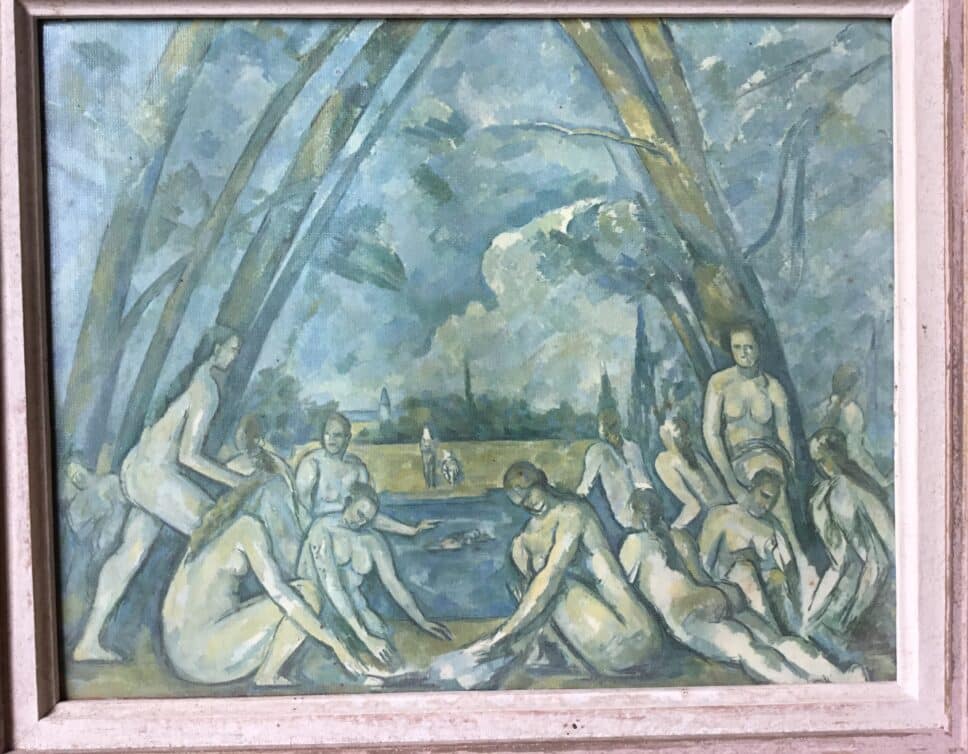 : P Cezanne. Les grandes baigneuses
