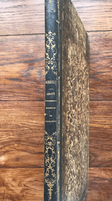Livre ancien recueil de lithographies Girault de Prangey