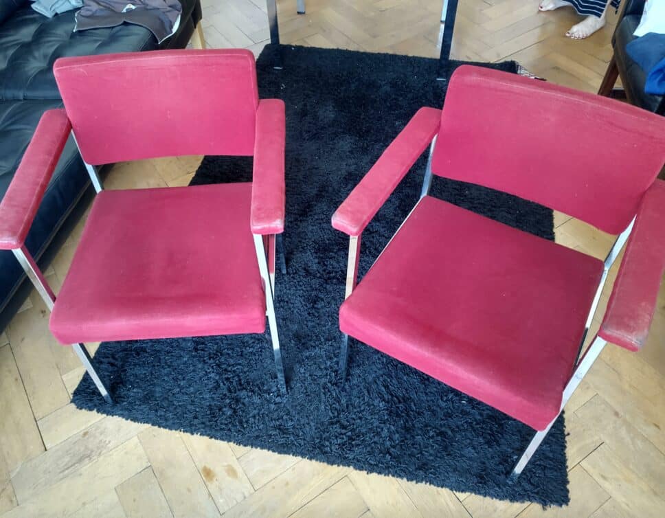 Estimation Mobilier XXeme: Paire de chaises