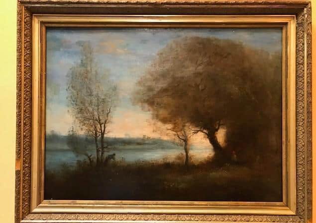 : Jean baptiste Camille Corot, paisaje crépusculaire