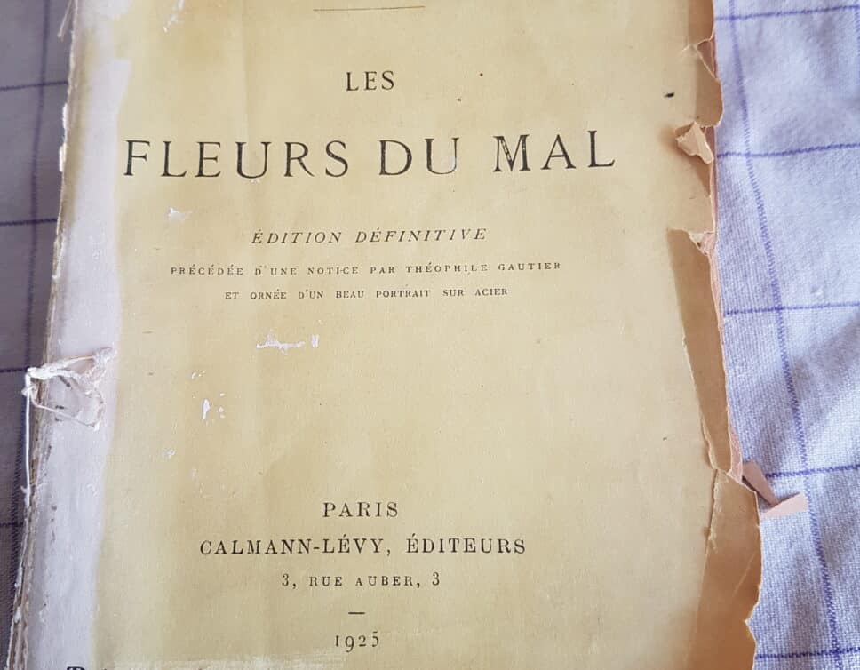 Estimation Livre, manuscrit: Livre dédicacé de Charles Baudelaire