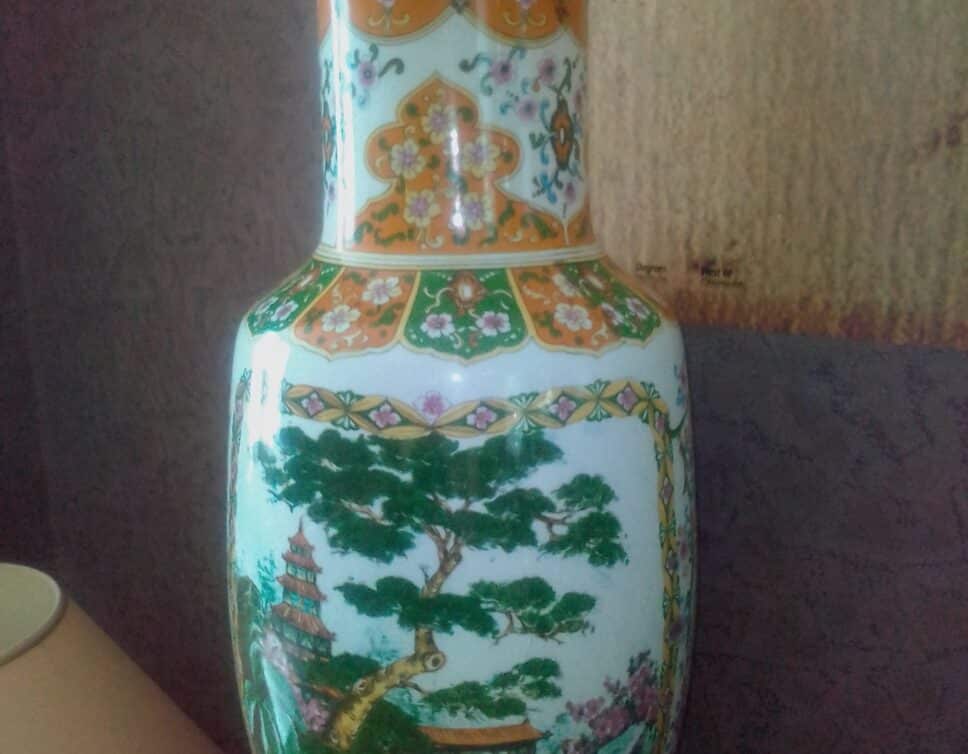 Vase deco chinois