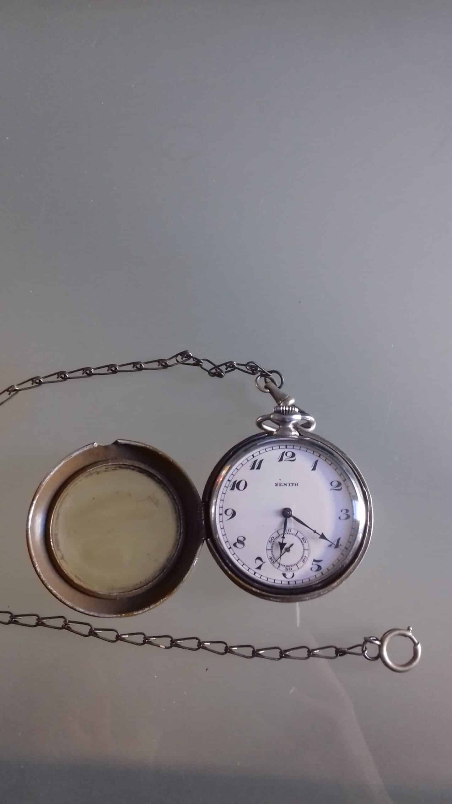 Estimation Montre, horloge: montre a gousset de poche zenith