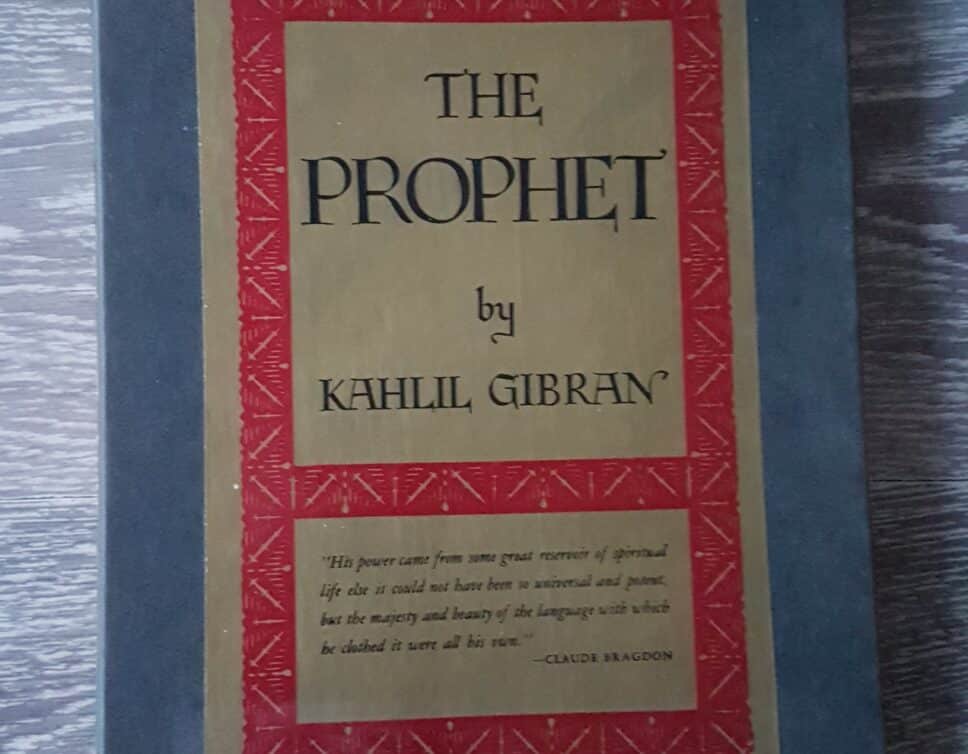 Estimation Livre, manuscrit: the prophet kahlil gibran