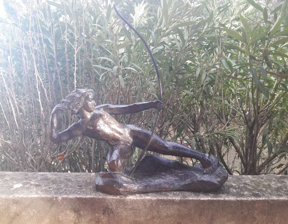 : Diane Chasseresse en bronze de Marcel Bodard signé fondeur : Susse