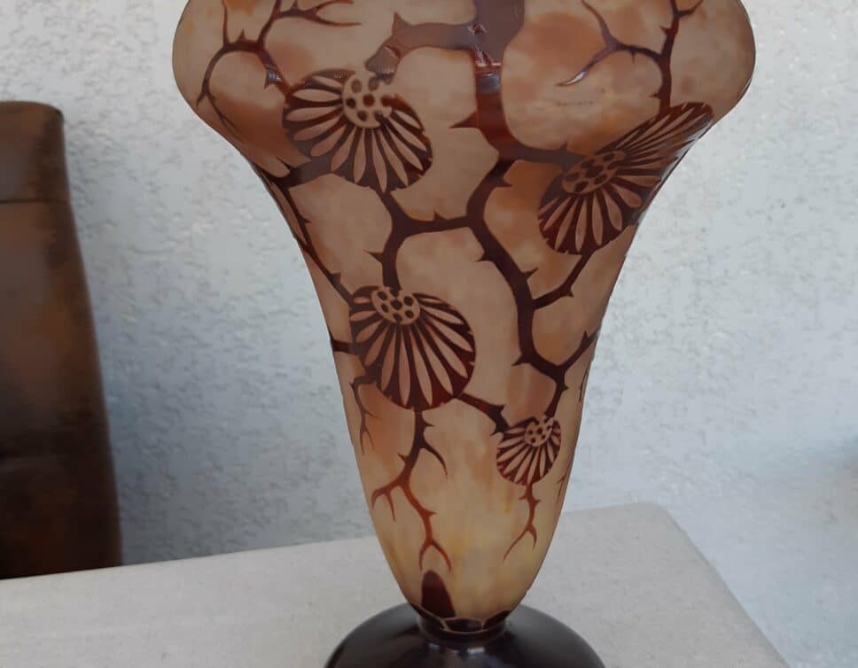 Vase épinettes  signé « le vase français »