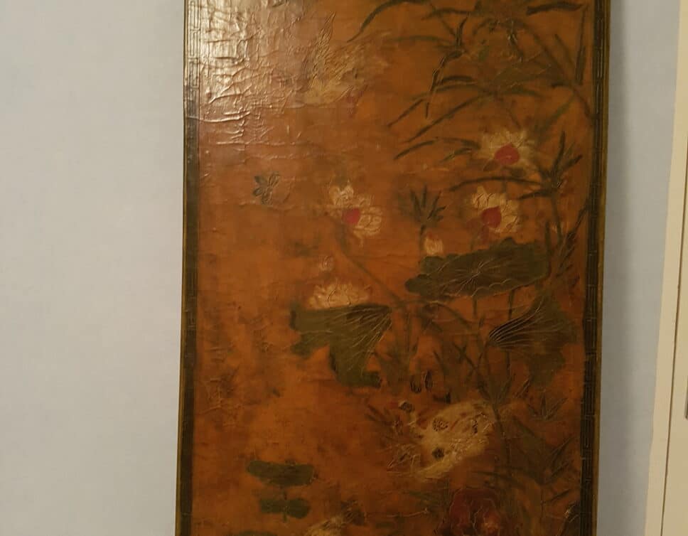 Peinture sur bois chinois