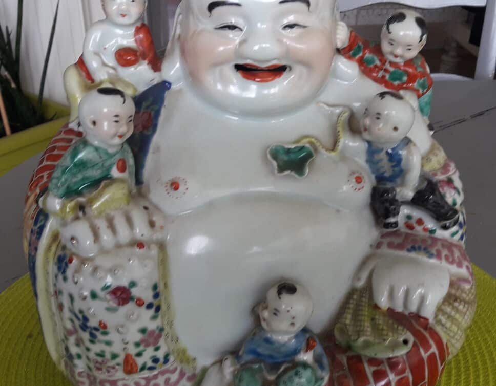 Bouddha rieur et ses 5 enfants