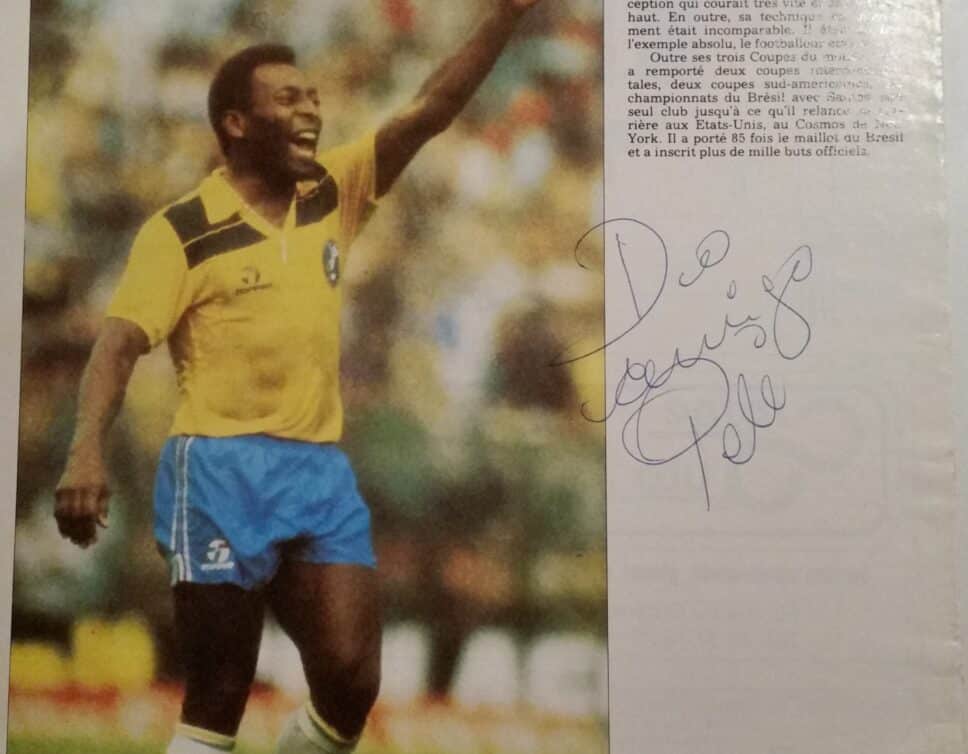 Autographe de Pelé