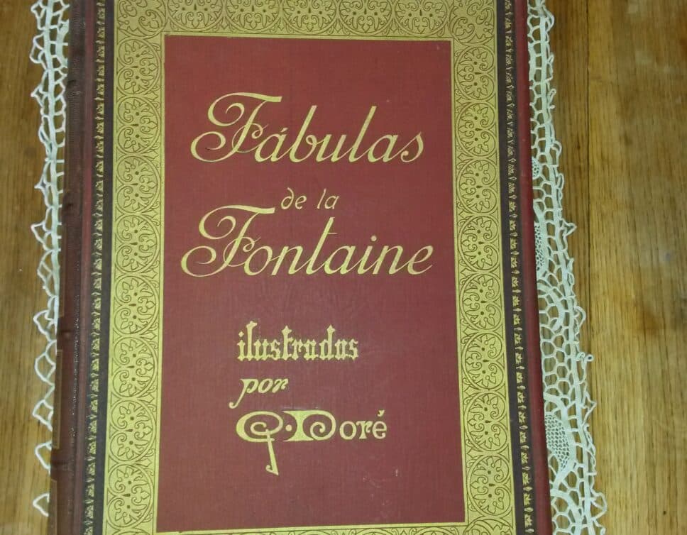 Estimation Livre, manuscrit: Livre ancien Las Fabulas de La Fontaine