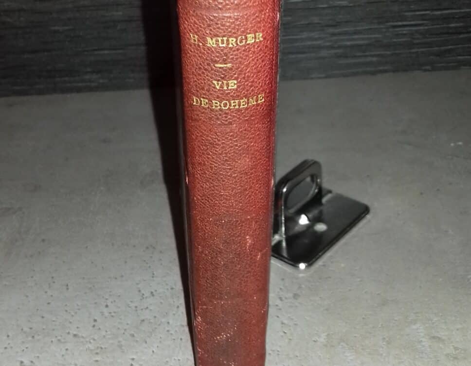 Estimation Livre, manuscrit: vie de bohème de H. MURGER