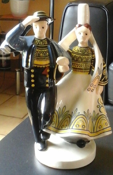 Couple danseurs bretons