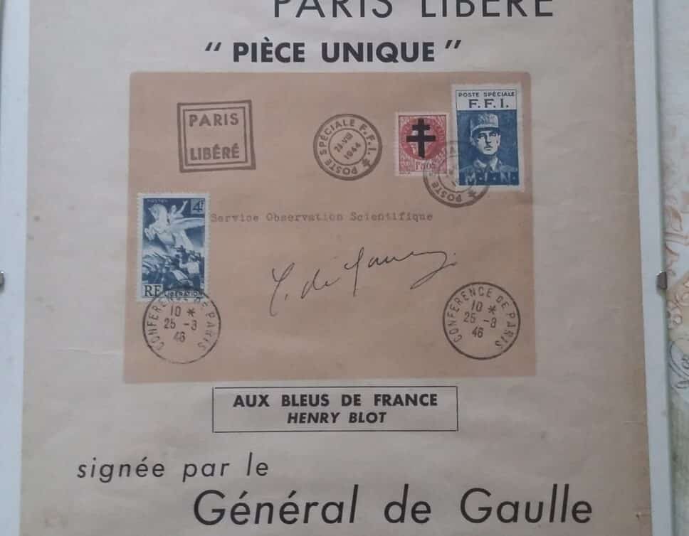 Signature Charles De Gaulle